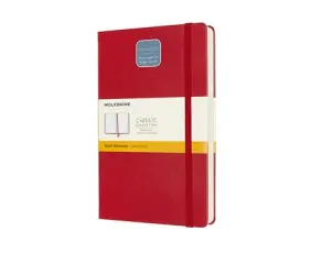 Moleskine Classic Notebook Hard Expanded linj Red