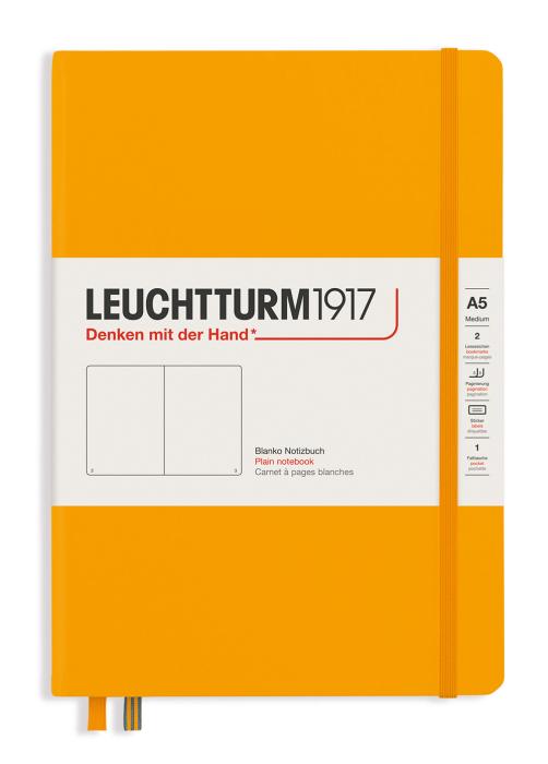 Leuchtturm Notebook A5 hard 249s Rising Sun olinjerad