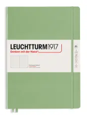 Leuchtturm Notebook A4 Slim Hard 121s Sage squared