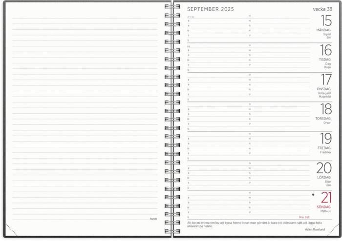 Stor Veckokalender Eco Line 2025 