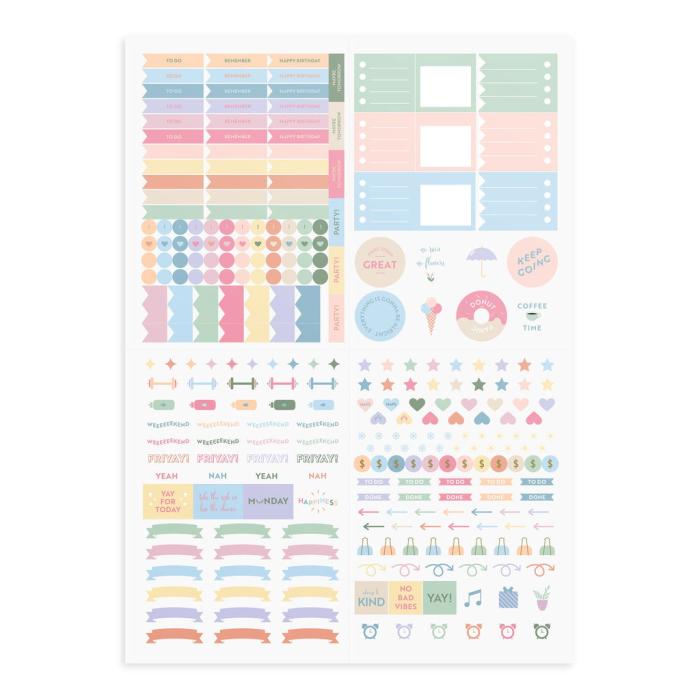 Pretty Pastels Stickersark