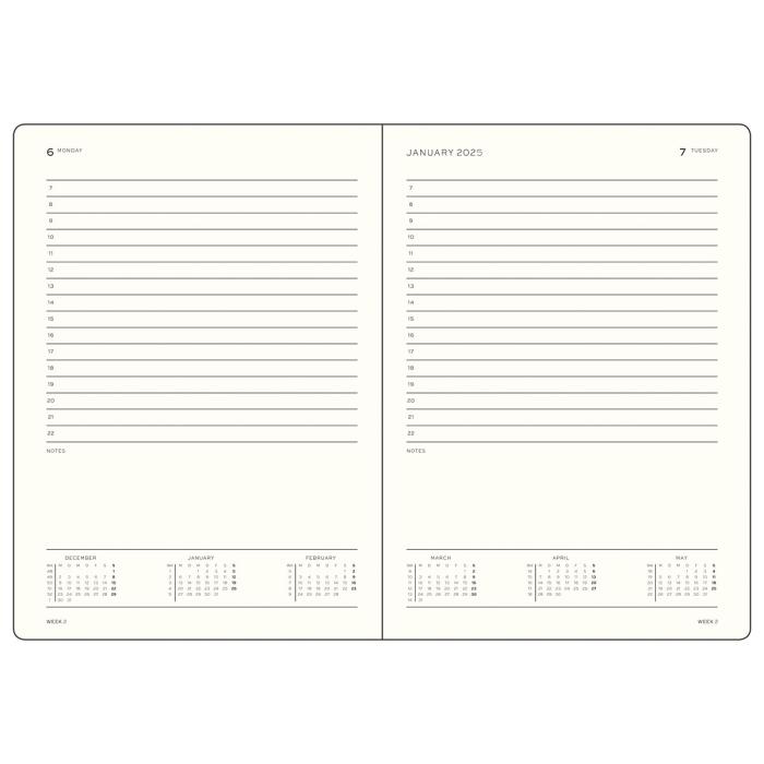 Leuchtturm1917 A4+ Dag/Sida Black 2025