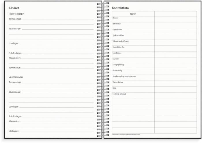 Noteringskalendern för lärare 2025-2026