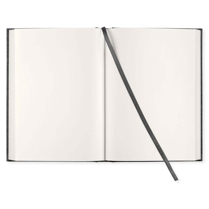 Olinjerad Blank Book A5 256 sidor Transparent Black