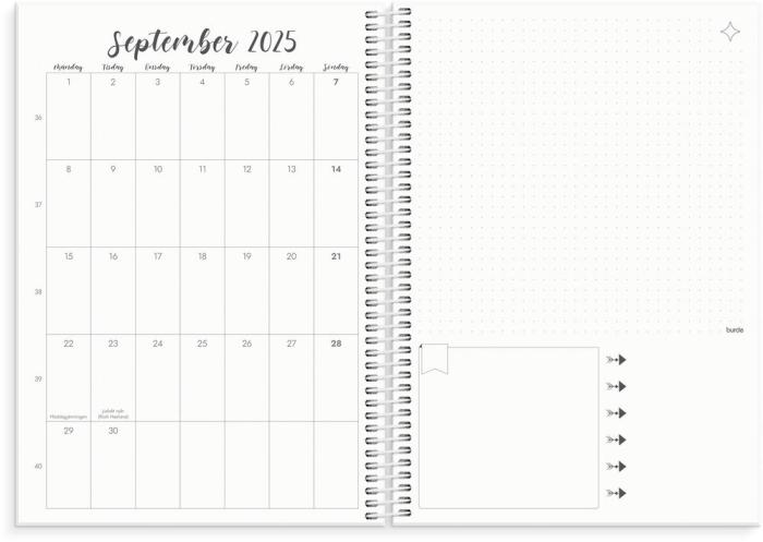 Kalender Doodle B5 2025-2026