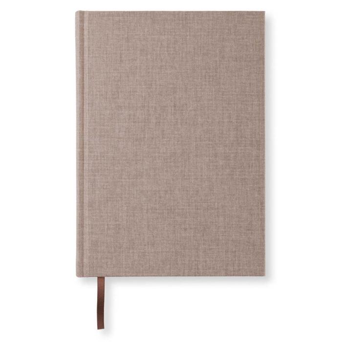 Olinjerad Blank Book A5 - 128 sidor Brown Oak