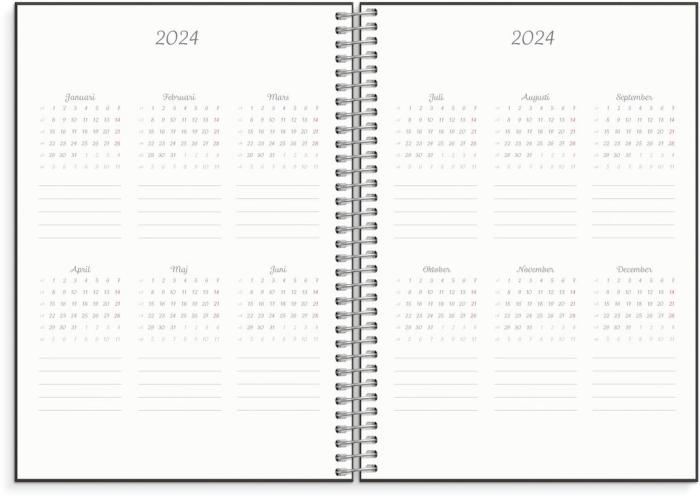 Kalender 2024 Plan and BuJo