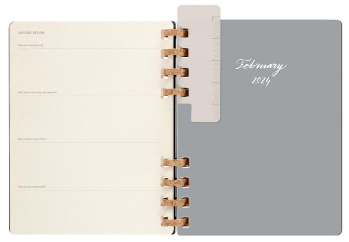 Spiral Planner 2025 Large Svart