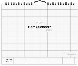 Hemkalendern Clean 2025-2026