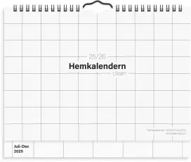 Hemkalendern Clean 2025-2026