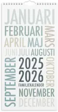 Väggkalender TrendArt 2025-2026