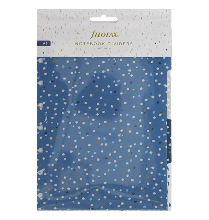 Filofax A5 Notebook avdelare Indigo