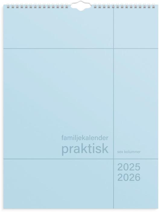 Väggkalender Familjens Praktiska 2025-2026