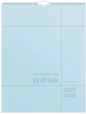 Väggkalender Familjens Praktiska 2025-2026