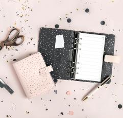 Filofax Confetti Personal Rose Quartz