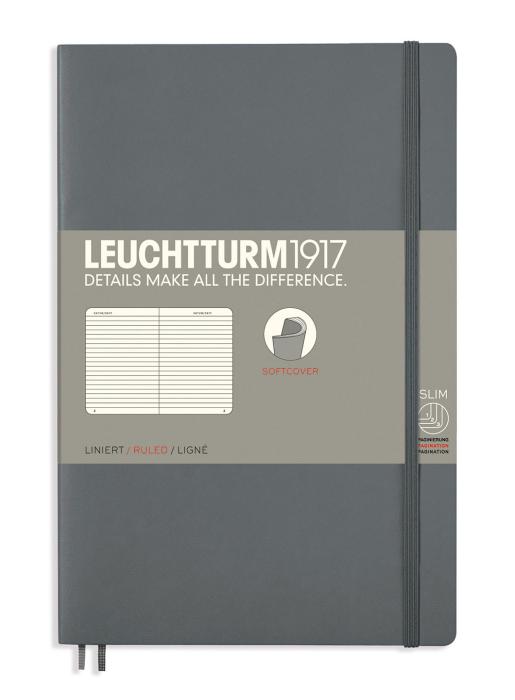 Leuchtturm Notebook ruled anthracite