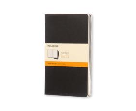 Moleskine Cahier Journal Large Plain - Svart