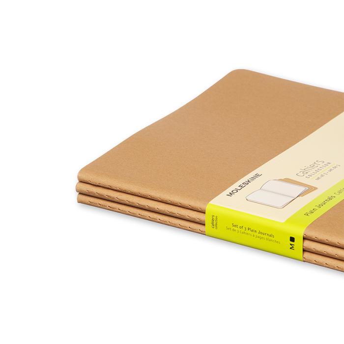 Moleskine Cahier Journal Plain X-Large Kraft Brown