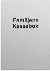 Familjens Kassabok A4 