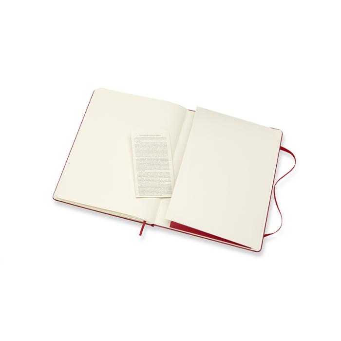 Moleskine Notebook X-large Hard Cover - Röd - olinjerad