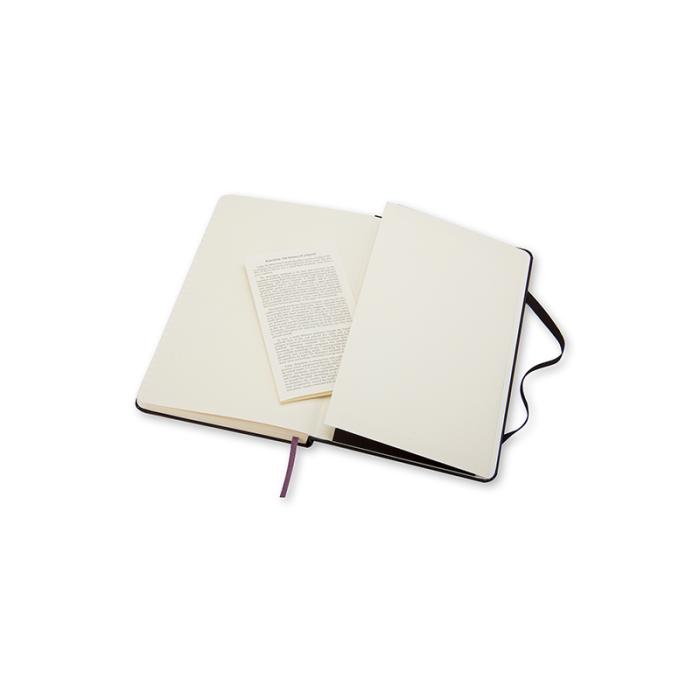 Moleskine Ruled Classic Notebook Large - Svart