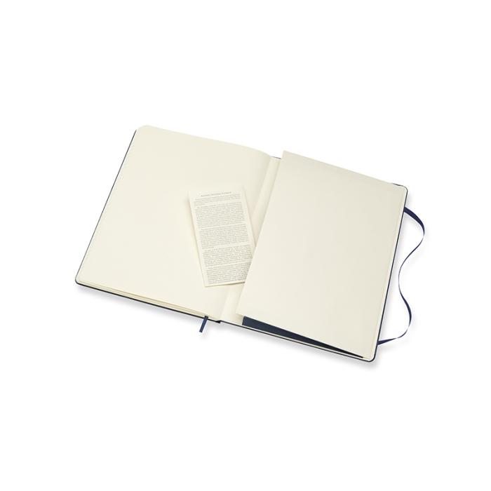 Moleskine Notebook X-large Hard Cover - Blå - Linjerad 