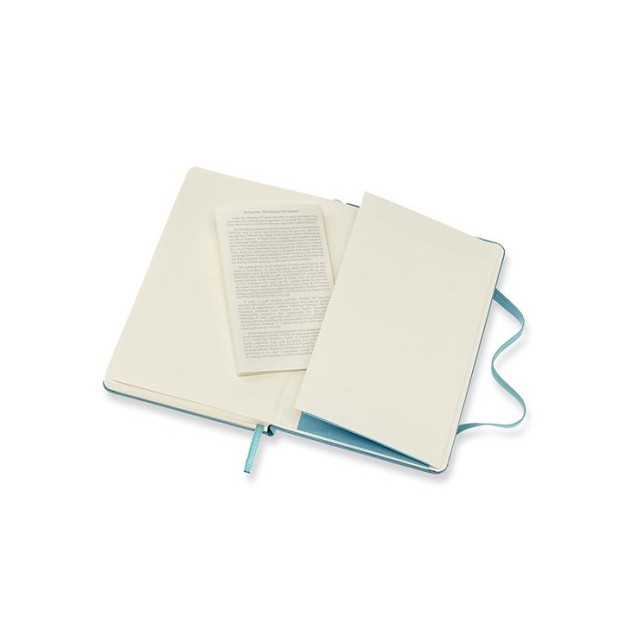 Moleskine Ruled Classic Notebook Pocket - Reef Blue 9x14cm