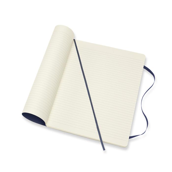 Moleskine Notebook X-large Soft Cover - Blå - Linjerad