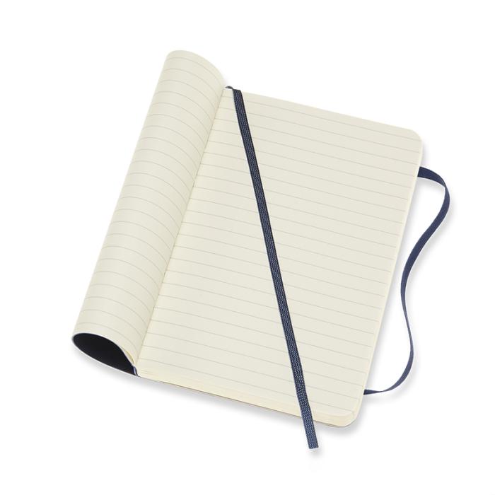 Moleskine Notebook Pocket Soft Cover - Blå - Linjerad