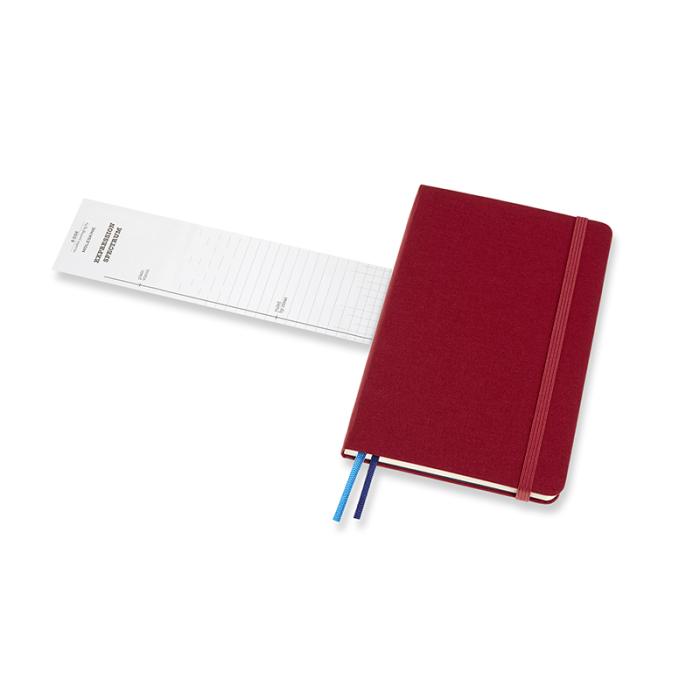 Moleskine Moleskine Two Go Notebook M Cranberry Red - Kalenderkungen.se