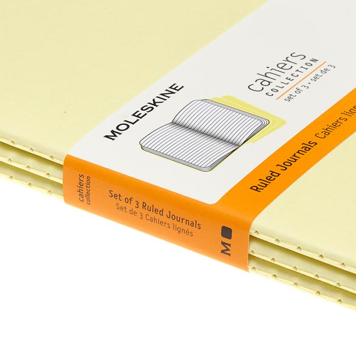 Moleskine Cahier Journal Large Ruled Yellow