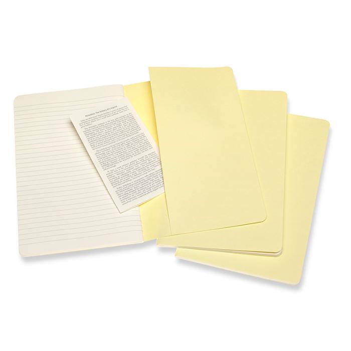 Moleskine Cahier Journal Large Ruled Yellow