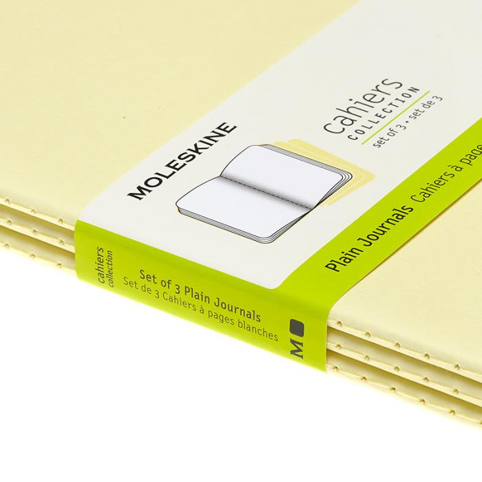 Moleskine Cahier Journal Plain Large Yellow