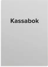 Kassabok - A5 148x210mm