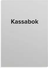 Kassabok - A6 - 105x148mm 