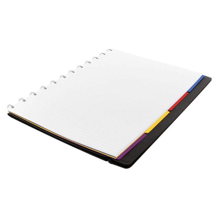 Filofax Notebook A4 linjerad svart