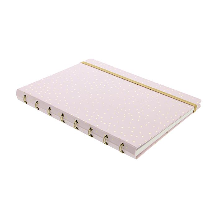 Filofax Notebook A5 Confetti Rose Quartz