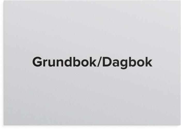 Grunddagbok/ Dagbok A4 liggande 