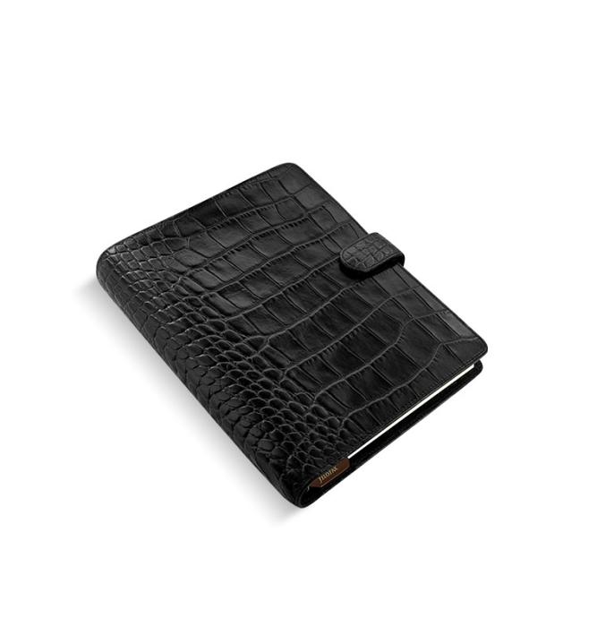 Filofax Classic Croc A5 Ebony 