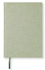 Olinjerad Blank Book A5 256 sidor Green Leaf