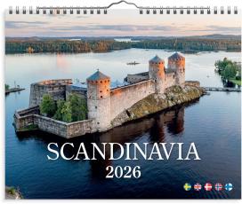 Väggkalender Scandinavia 2026