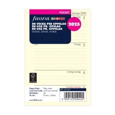 Filofax Dagbok Pocket 2025 V/U SWE, DK, NK