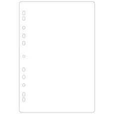 Fotoblad A4 225x297 Vit 25-pack