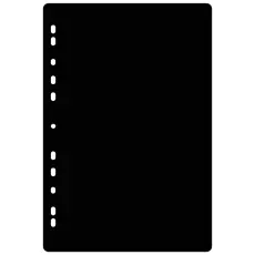 Fotoblad A4 225x297 Svart 25-pack