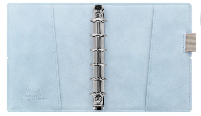 Filofax Domino Soft Pocket Pale Blue 