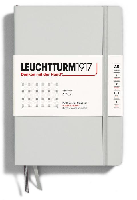 Leuchtturm Notebook A5 soft Dotted Light Grey