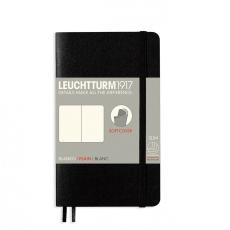 Anteckningsbok Leuchtturm1917 Soft A6 svart olinjerad