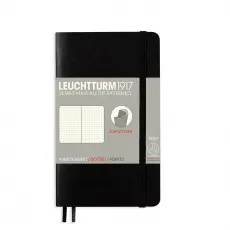 Anteckningsbok Leuchtturm1917 Soft A6 svart dotted