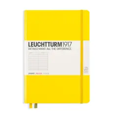 Leuchtturm Notebook A5 hard 249s Lemon linjerad