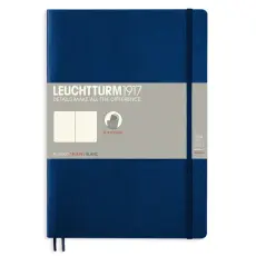 Leuchtturm Notebook B5 Soft 123s Navy Olinjerad